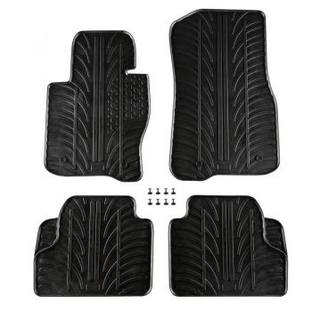 Πατάκια Αυτοκινήτου Gledring 0348 BMW 4 series F32/F33 2013- / F36 Grand Coupe 2014- Μαύρο 4 Τεμάχια - Caps - Mats