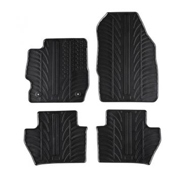 Πατάκια Αυτοκινήτου Gledring 0562 Ford Ka 2017-  Μαύρο 4 Τεμάχια - Caps - Mats