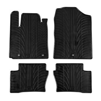 Πατάκια Αυτοκινήτου Gledring 0599 Kia Picanto 2017- Μαύρο 4 Τεμάχια - Caps - Mats