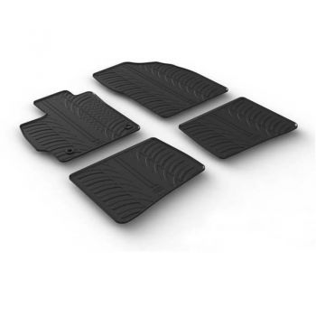 Πατάκια Αυτοκινήτου Gledring 0692 Toyota Prius 2012-2016 Μαύρο 4 Τεμάχια - Caps - Mats