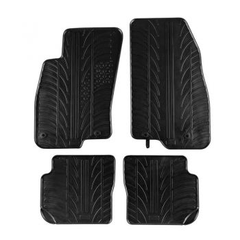 Πατάκια Αυτοκινήτου Gledring 0139 Fiat Punto Evo 2010-2014 Μαύρο 4 Τεμάχια - Caps - Mats