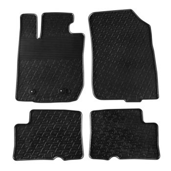 Πατάκια Αυτοκινήτου Gledring 0173 Dacia Duster 4x4 2010-2015 Μαύρο 4 Τεμάχια - Caps - Mats