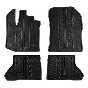 Πατάκια Αυτοκινήτου Gledring 0176 Dacia Dokker 2013- Μαύρο 4 Τεμάχια - Caps - Mats