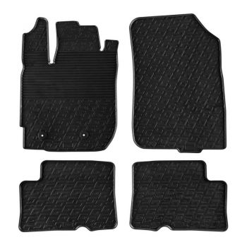 Πατάκια Αυτοκινήτου Gledring 0178 Dacia Duster 4WD/2WD 2015-2017 Μαύρο 4 Τεμάχια - Caps - Mats