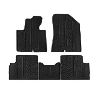 Πατάκια Αυτοκινήτου Gledring 0238 Kia Carens 2013- Χειροκίνητο Μαύρο 4 Τεμάχια - Caps - Mats