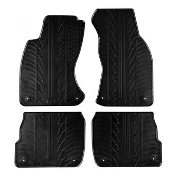 Πατάκια Αυτοκινήτου Gledring 0253 Audi A6 C5 1997-2004 Μαύρο 4 Τεμάχια - Caps - Mats