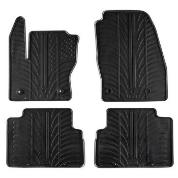 Πατάκια Αυτοκινήτου Gledring 0285 Ford C-MAX 2010-2014 5 Πόρτες Μαύρο 4 Τεμάχια - Caps - Mats