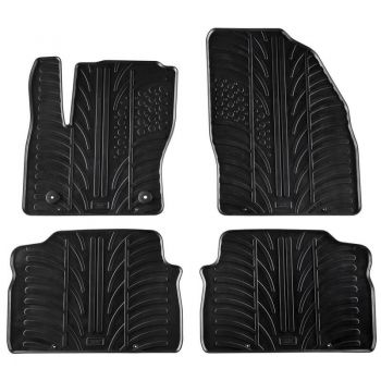 Πατάκια Αυτοκινήτου Gledring 0288 Ford Kuga 2011-2013 Μαύρο 4 Τεμάχια - Caps - Mats