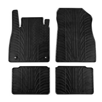 Πατάκια Αυτοκινήτου Gledring 0299 Nissan Micra 2017- K14 Hatchback Μαύρο 4 Τεμάχια - Caps - Mats