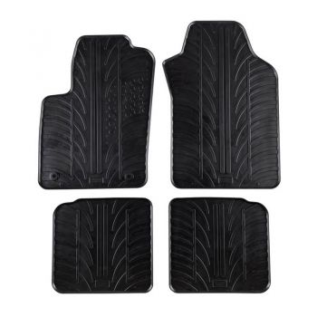 Πατάκια Αυτοκινήτου Gledring 0372 Lancia Ypsilon 2011- Μαύρο 4 Τεμάχια - Caps - Mats