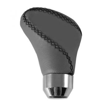 Πόμολο Λεβιέ Ταχυτήτων Universal Οβάλ Γκρι Με Ραφές Για Κανονική Όπισθεν 37112 - Gear / Handbrake levers