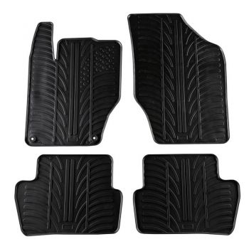 Πατάκια Αυτοκινήτου Gledring 0124 Citroen C4 2010-2018 / DS4 2010-2018 Μαύρο 4 Τεμάχια - Caps - Mats