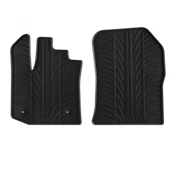 Πατάκια Αυτοκινήτου Gledring 0177 Dacia Dokker Furgon 2013- Μαύρο 2 Τεμάχια - Caps - Mats