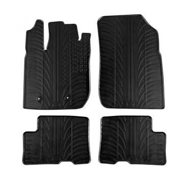 Πατάκια Αυτοκινήτου Gledring 0179 Dacia Duster SUV 2018- Χειροκίνητο Μαύρο 4 Τεμάχια - Caps - Mats