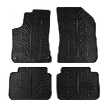 Πατάκια Αυτοκινήτου Gledring 0162 Peugeot 308 Station Wagon 2013- Μαύρο 4 Τεμάχια - Caps - Mats