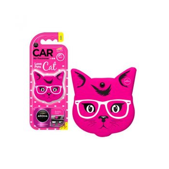 Αρωματικό Αυτοκινήτου Κρεμαστό Cat Aroma Με Άρωμα Τσιχλόφουσκα - Interior