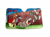 Auto Gs - Windshield Curtain Interior Warner Bros Tom & Jerry & Dog 60 x 130 cm - Sun protection