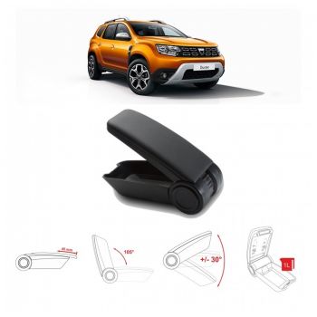 Κονσόλα Χειροφρένου Τεμπέλης Armster OE1 Για Dacia Duster 2018+ Χωρίς Εργοστασιακό Τεμπέλη Μαύρο Χρώμα - Consoles