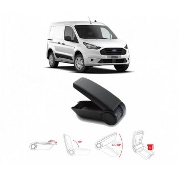 Κονσόλα Χειροφρένου Τεμπέλης Armster OE1 Για Ford Transit Connect 2018+ Χωρίς Εργοστασιακό Τεμπέλη Μαύρο Χρώμα - Consoles