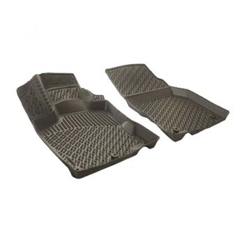 Πατάκια Σκαφάκια 3D Από Λάστιχο TPE Για Mercedes Citan 12+ / Renault Kangoo 07+ Rizline 2 Τεμάχια Μαύρα - Caps - Mats