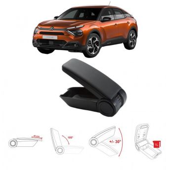 Κονσόλα Χειροφρένου Τεμπέλης Armster OE1 Για Citroen C4 Spacetourer 2019+ Χωρίς Εργοστασιακό Τεμπέλη Μαύρο Χρώμα - Consoles