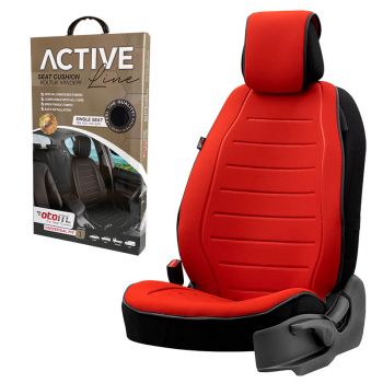 Πλατοκάθισμα Αυτοκινήτου Otom Active Line Ύφασμα Lacoste Ανάγλυφο Κόκκινο ACTL-104 1 Τεμάχιο - Cases - Stands - Covers