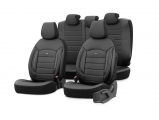Καλύμματα Αυτοκινήτου Otom Inspire Design Universal Full Δερματίνη Σετ Εμπρός / Πίσω 11 Τεμαχίων Μαύρο Με Γκρι Ραφή INS-3502 - Cases - Stands - Covers