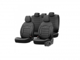 Car Covers Otom Inspire Design Universal Full Leather Set Front / Rear 11 Pieces Black INS-3501 - Cases - Stands - Covers