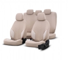 Καλύμματα Αυτοκινήτου Otom Advanced Leather Universal Δερματίνη / Λινό Ύφασμα Σετ Εμπρός / Πίσω 11 Τεμαχίων Μπεζ ΑDV-105 - Cases - Stands - Covers