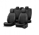 Καλύμματα Αυτοκινήτου Otom Coral Design Universal Full Δερματίνη Σετ Εμπρός / Πίσω 11 Τεμαχίων Μαύρο CRΑL-101 - Cases - Stands - Covers