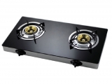 Bormann - Double Black Gas Stove - Household Appliances 