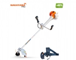 Nakayama - Gasoline Brush Cutter with 63.3cc 3hp Pro PB 7700 - Brush Cutters - Hedge Trimmers 