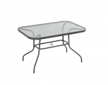 BORMANN BSP1135 Τραπέζι Εξωτερικού Χώρου Μεταλλικό Με Γυάλινη Επιφάνεια - Garden Furniture - Covering - Lawns