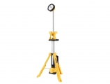 DeWALT - Led Flashlight with Tripod 18V - Without Battery &amp;amp; Charger (Solo - Flashlight