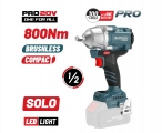 BORMANN Po BBP5385 Μπουλονόκλειδο,Brushless Mπαταρίας 20V,Li-Ion,800Nm,0-1400/1900/2400rpm,SOLO - Μπουλονόκλειδα - Καστάνιες