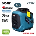 BORMANN Pro BGB2005 Γεννήτρια Βενζίνης Inverter 1800W,3kVA,76cc,62dB - Gasoline Generators