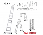 Πολυμορφική Σκάλα Αλουμινίου 4 x 4 GeHOCK - Ladders