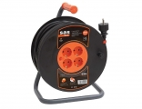Sas - Reel open type plastic spool 3x1.5 x 50m - Headlamps - Surges - Reels