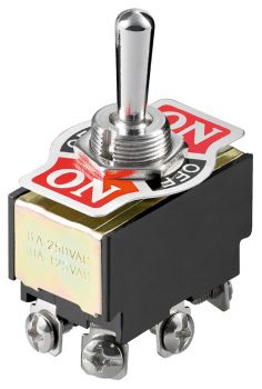 GOOBAY διακόπτης 10114, 6-pin, 2x ON-OFF-ON, 6A 250V - Electrical equipment