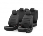 Καλύμματα Αυτοκινήτου Otom Premium Design Universal Full Δερματίνη Σετ Εμπρός / Πίσω 11 Τεμαχίων Μαύρο PRM-101 - Cases - Stands - Covers