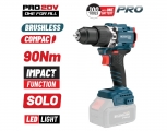 BORMANN Pro BBP5325 Δραπαν/βιδο Κρουστικό,Compact,Brushless Μπαταρίας 20V,Li-Ion,90Nm με 2 Ταχύτητες - Δραπανοκατσάβιδα / Παλμικά Κατσαβίδια / Διαμαντοτρύπανα