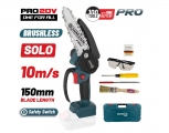 BORMANN Pro BBP3916C Κλαδευτικό Αλυσοπρίονο Μπαταρίας 20V,Brushless,Λάμα 15cm,825gr,Βαλίτσα, SOLO - Chain Saws - Secateurs - Sharpening