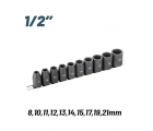 BORMANN Pro BHT7703 Σετ Καρυδάκια Αέρος 1/2 , 8,10,11,1213,14,15,17,19,21mm, 10τεμ - Αερόκλειδα - Καστάνιες Αέρος