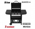 BORMANN Elite BBQ6030 Ψησταριά Υγραερίου FORGE 3 Εστιών με Μαντεμένια Σχάρα - Grills / BBQ - Fireplace Equipment 