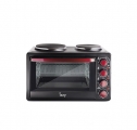 Izzy KH-3T 222712 Ηλεκτρικό Φουρνάκι 28lt με 2 Εστίες - Household Appliances 