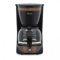 Izzy C108S Καφετιέρα Φίλτρου 950W Black/Wooden - Household Appliances 
