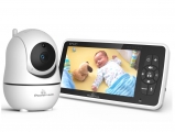 POWERTECH ενδοεπικοινωνία μωρού PT-1188 με κάμερα &amp; οθόνη 5, 720p, PTZ - Security systems