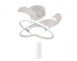 POWERTECH ανεμιστήρας οροφής HLL-0177 με LED φως, 96W, Φ60x28cm, λευκός - Lighting