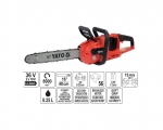 ΑΛΥΣΟΠΡΙΟΝΟ SOLO 36V 2X18V 40CM YT-828132 - Chain Saws - Secateurs - Sharpening