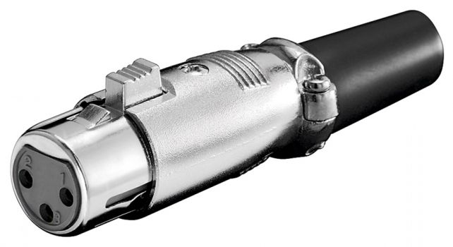 GOOBAY βύσμα μικροφώνου 11223, 3 pin, μεταλλικό - Cables - Adapters